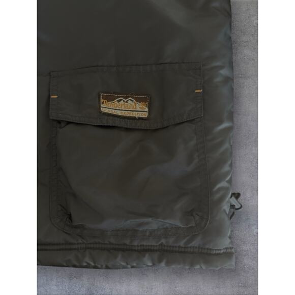 Vtg Timberland Global Expedition Jacket Youth Large (16-18) Black Y2K Gorpcore - Picture 4 of 10
